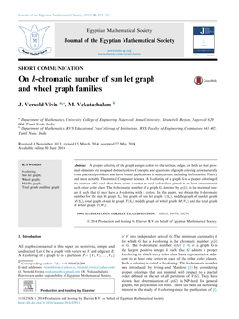 On B-Chromatic Number of Sun Let Graph and Wheel Graph Families