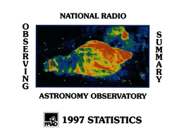 1997 STATISTICS Cover: Radio Image of the Supernova Remnant W50