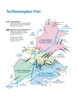 Tarifzonenplan Trier