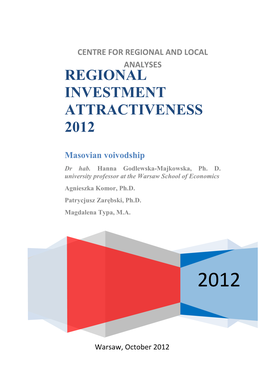 Atrakcyjność Inwestycyjna Regionów 2010