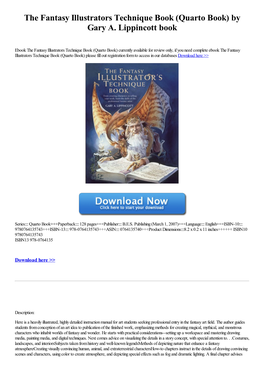 The Fantasy Illustrators Technique Book (Quarto Book) by Gary A