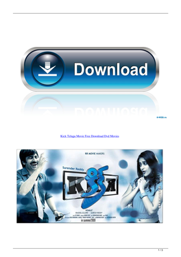 Kick Telugu Movie Free Download Dvd Movies