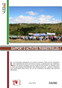Rapport D'activites Triemestrielles-1