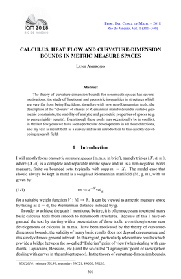 Calculus, Heat Flow and Curvature-Dimension Bounds in Metric Measure Spaces