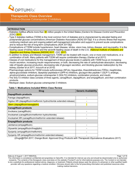 Sodium-Glucose Cotransporter 2 Inhibitors