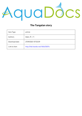The Tangalan Story