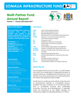 Somalia Infrastructure Fund