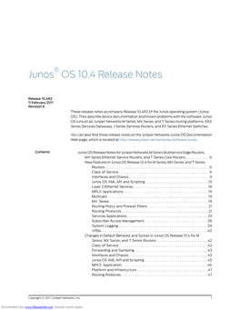 OS 10.4 Release Notes