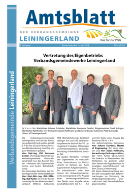 Amtsblatt Der Verbandsgemeinde