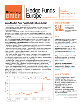 Bloomberg Briefs