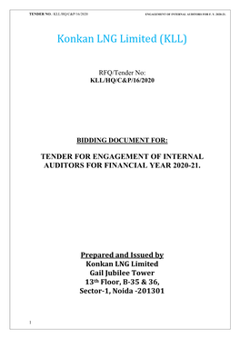 Konkan LNG Limited (KLL)