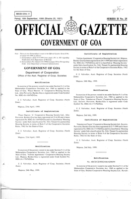 Government of Goa