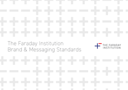 The Faraday Institution Brand & Messaging Standards