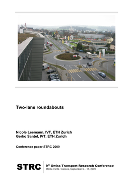 Two-Lane Roundabouts