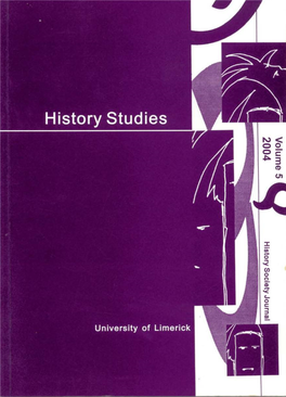 History Studies Volume 5