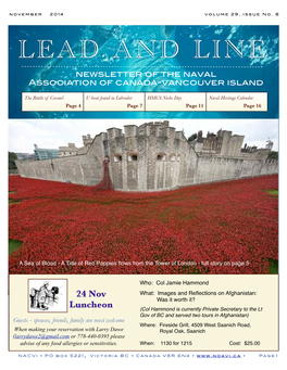 Lead and Line Nov 2014 Part
