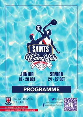 Junior Senior 18 - 20 Oct 24 - 27 Oct