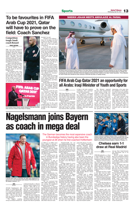 To Be Favourites in FIFA Arab Cup 2021, Qatar Will Have to Prove on the Field: Coach Sanchez