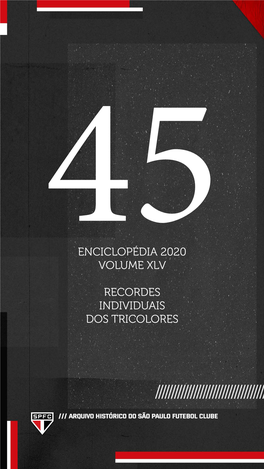 Enciclopédia 2020 Volume Xlv Recordes Individuais Dos