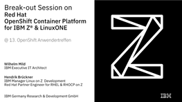News and Updates on Red Hat Openshift Container Platform On