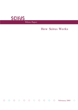 How Scirus Works