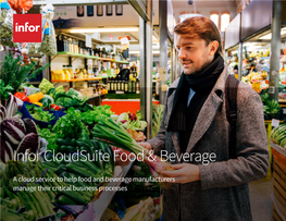 Infor Cloudsuite Food & Beverage