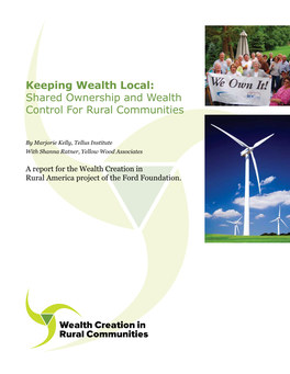 Keeping Wealth Local: Shared Ownership and Wealth Control for Rural Communities