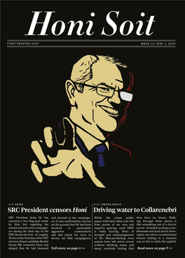 Driving Water to Collarenebri SRC President Censors Honi