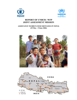 Report of Unhcr / Wfp Joint Assessment Mission