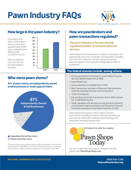 Pawn Industry Faqs