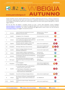 Newsletter Di OTTOBRE 2019