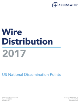 US National Dissemination Points
