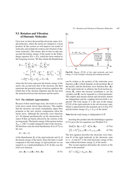 9.5 Rotation and Vibration of Diatomic Molecules