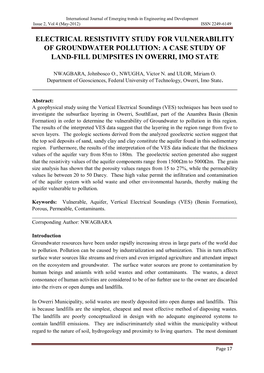 International Journal of Emerging Trends in Engineering and Development Issue 2, Vol 4 (May-2012) ISSN 2249-6149