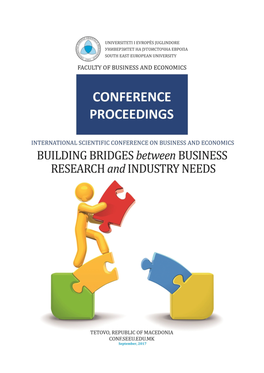 Building Bridges Between Business Research and Industry Needs Iscbe'17