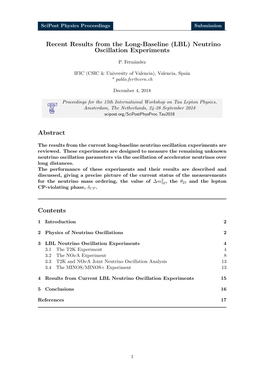 (LBL) Neutrino Oscillation Experiments