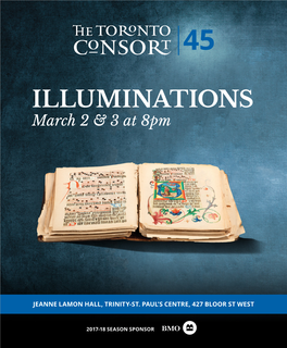 ILLUMINATIONS March 2 & 3 at 8Pm