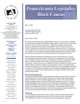 Pennsylvania Legislative Black Caucus Pennsylvania Legislative Black Caucus