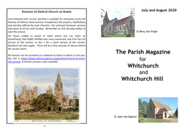 The Parish Magazine Whitchurch Whitchurch Hill