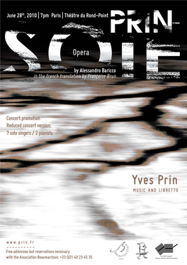 SOIE, Opera by Alessandro Baricco