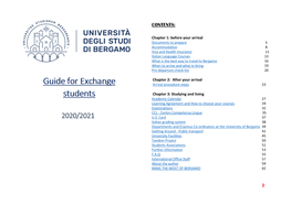 2020-2021 Erasmus Guide