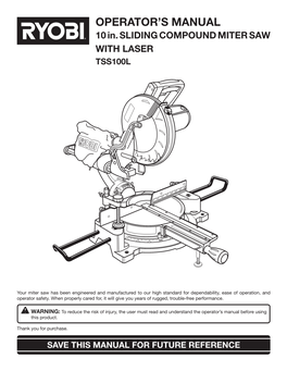 Operator's Manual