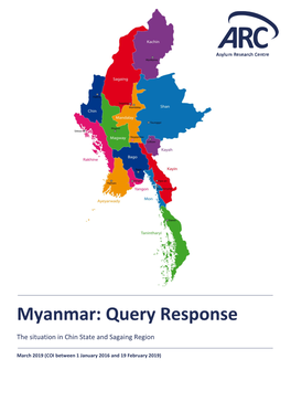 Myanmar: Query Response