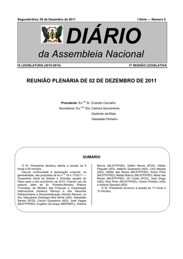 Da Assembleia Nacional