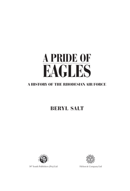 A Pride of Eagles Text.Indd