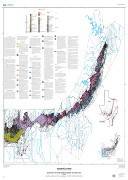 Geologic Map of the Edwards Aquifer Recharge Zone, South-Central Texas