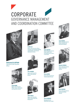 Corporate Governance Management and Coordination Committee