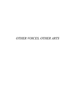 Other Voices, Other Arts