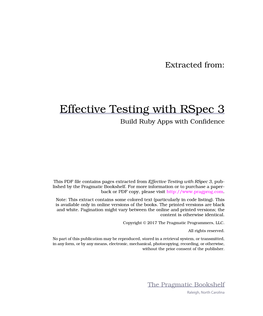 Effective Testing with Rspec 3 Build Ruby Apps with Confidence