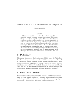 Concentration Inequalities